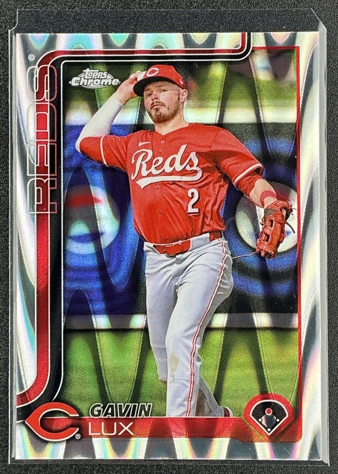 GAVIN LUX 2025 TOPPS CHROME #237 RAYWAVE REFRACTOR REDS