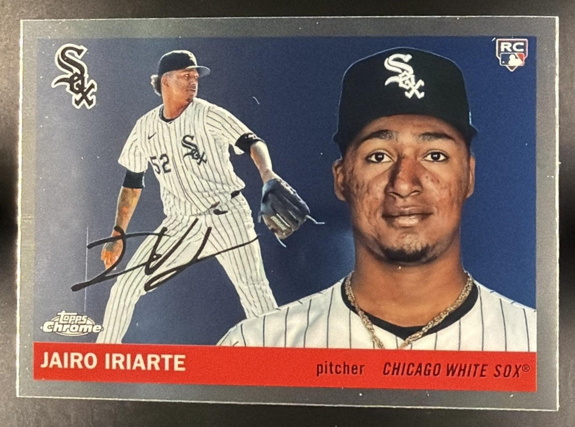 JAIRO IRIARTE 2025 TOPPS CHROME PLATINUM ANNIVERSARY #224 RC WHITE SOX