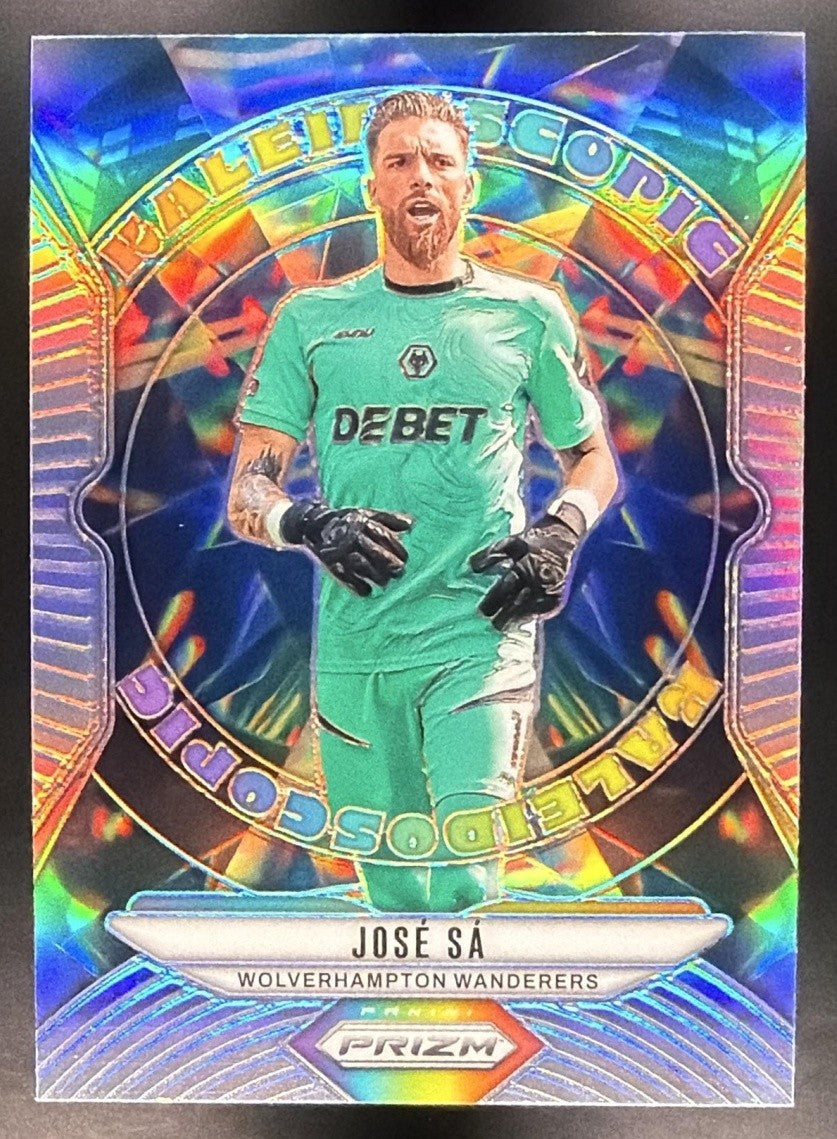 JOSE SA 2024-25 PANINI PRIZM PREMIER LEAGUE #23 KALEIDOSCOPIC SILVER WANDERERS