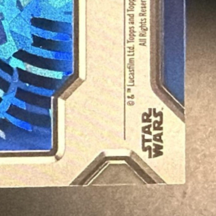 FINN 2023 TOPPS STAR WARS HIGH-TEK #17 PATTERN 1 BLUE DIFFRACTORS /50
