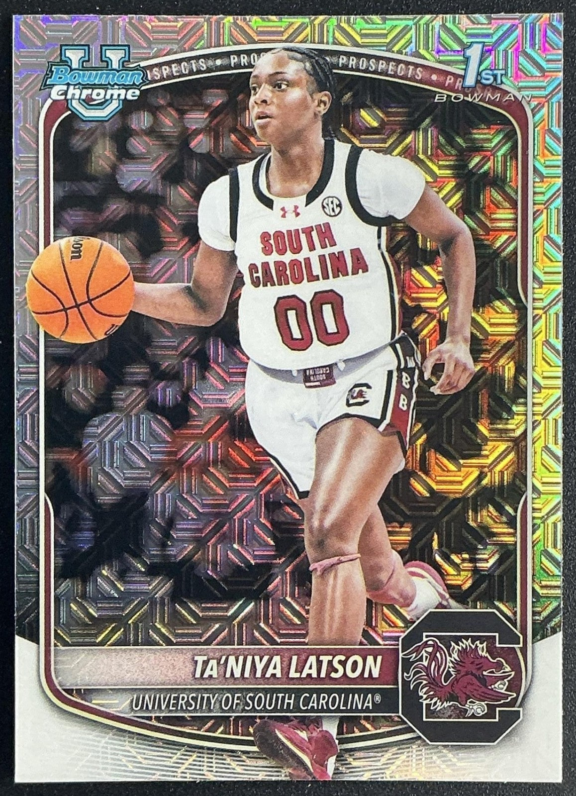 2025 Bowman Ta'Niya Latson #BCP-86 Chrome Mojo Refractor 1st Prospect