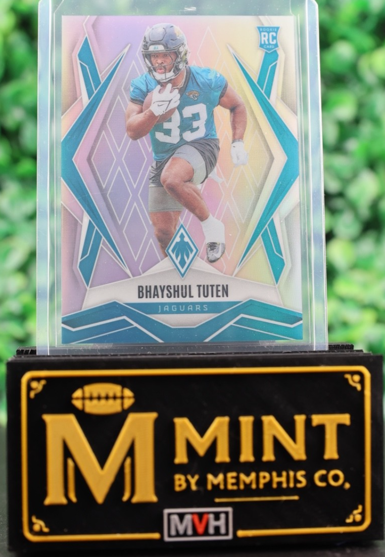 BHAYSHUL TUTEN 2025 PANINI PHOENIX ROOKIE RC #197 SILVER JAGUARS