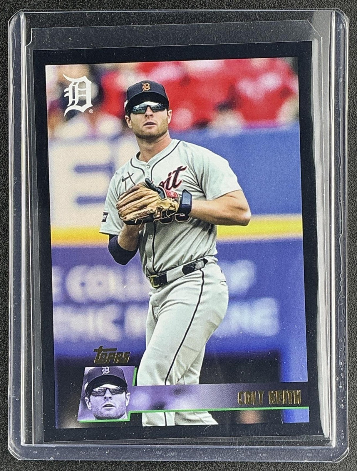 COLT KEITH 2025 TOPPS ARCHIVES #119 1996 DESIGN BLACK FOILBOARD TIGERS