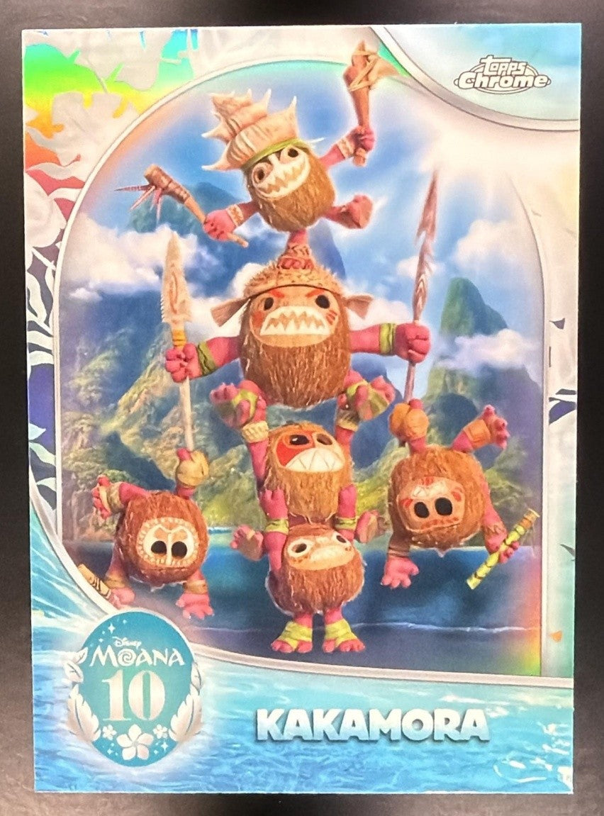 KAKAMORA 2026 TOPPS CHROME DISNEY #MN-7 MOANA 10TH ANNIVERSARY