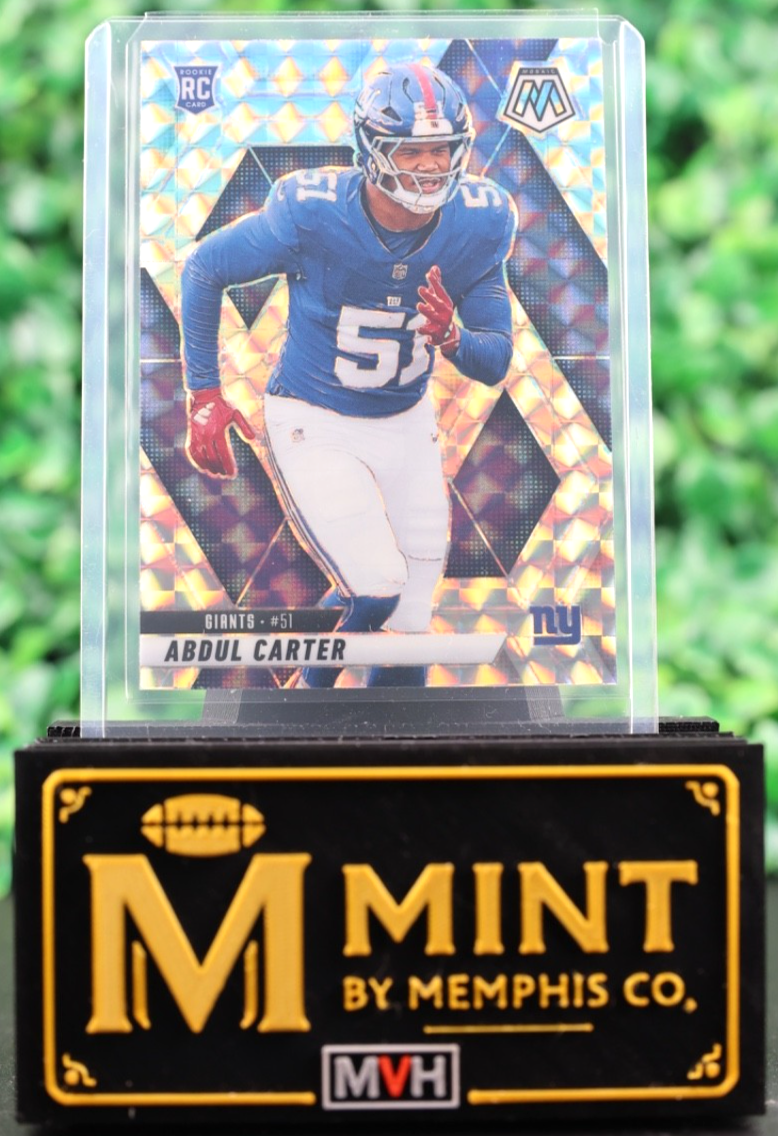 ABDUL CARTER 2025 MOSAIC #317 ROOKIE SILVER MOSAIC RC NEW YORK GIANTS