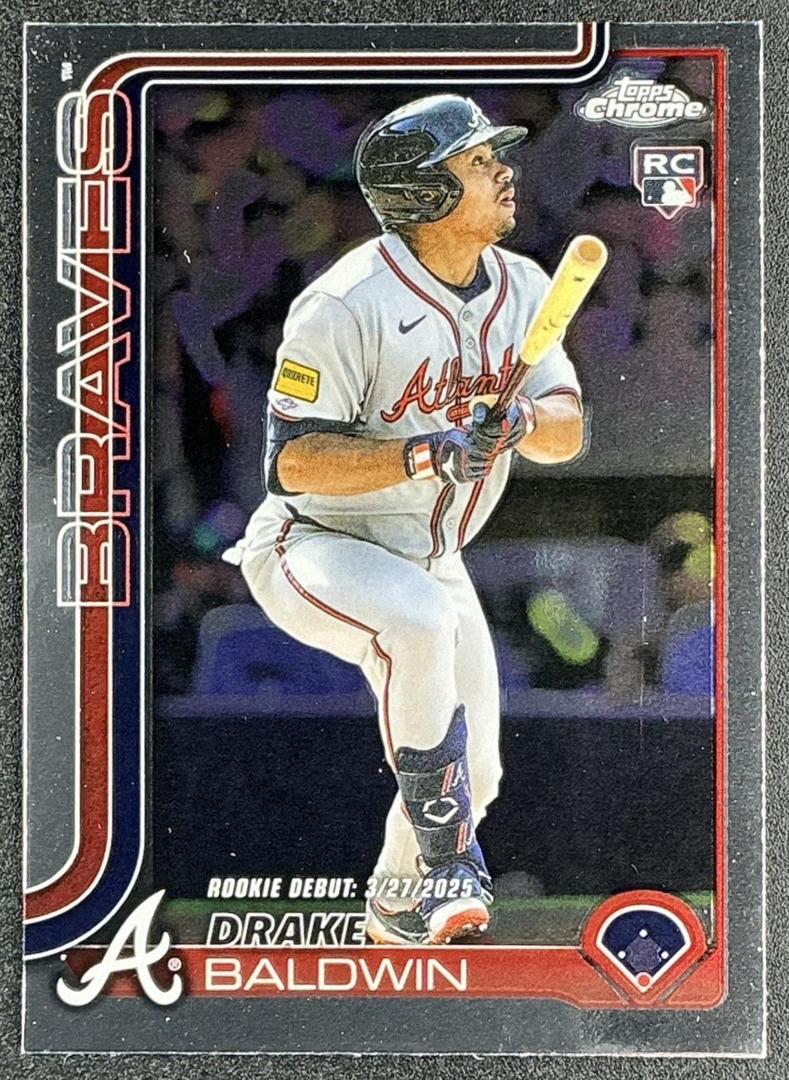 DRAKE BALDWIN 2025 TOPPS CHROME UPDATE #USC88 RC BRAVES