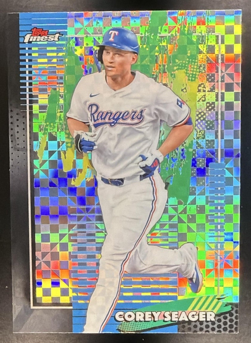 COREY SEAGER 2026 TOPPS FINEST #63 X-FRACTOR RANGERS