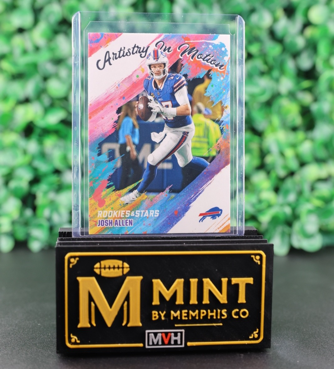 JOSH ALLEN 2025 PANINI ROOKIES & STARS ARTISTRY IN MOTION #3 BILLS