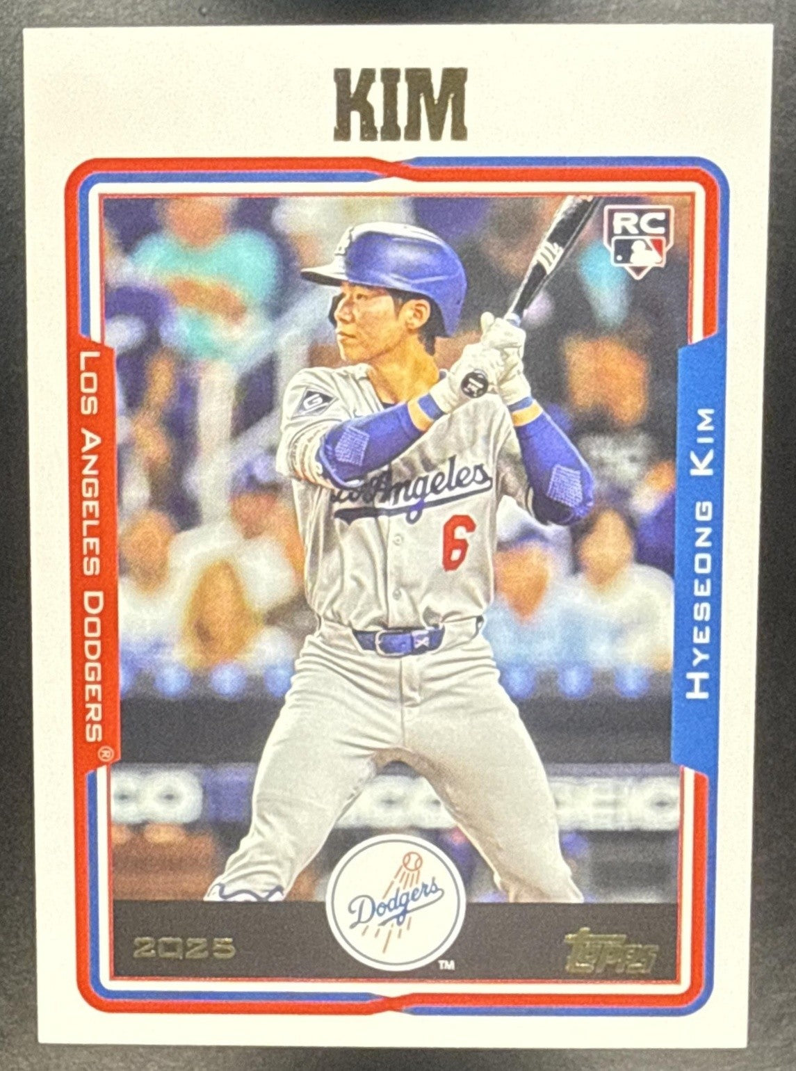 HYESEONG KIM 2025 TOPPS ARCHIVES #207 2005 DESIGN RC DODGERS
