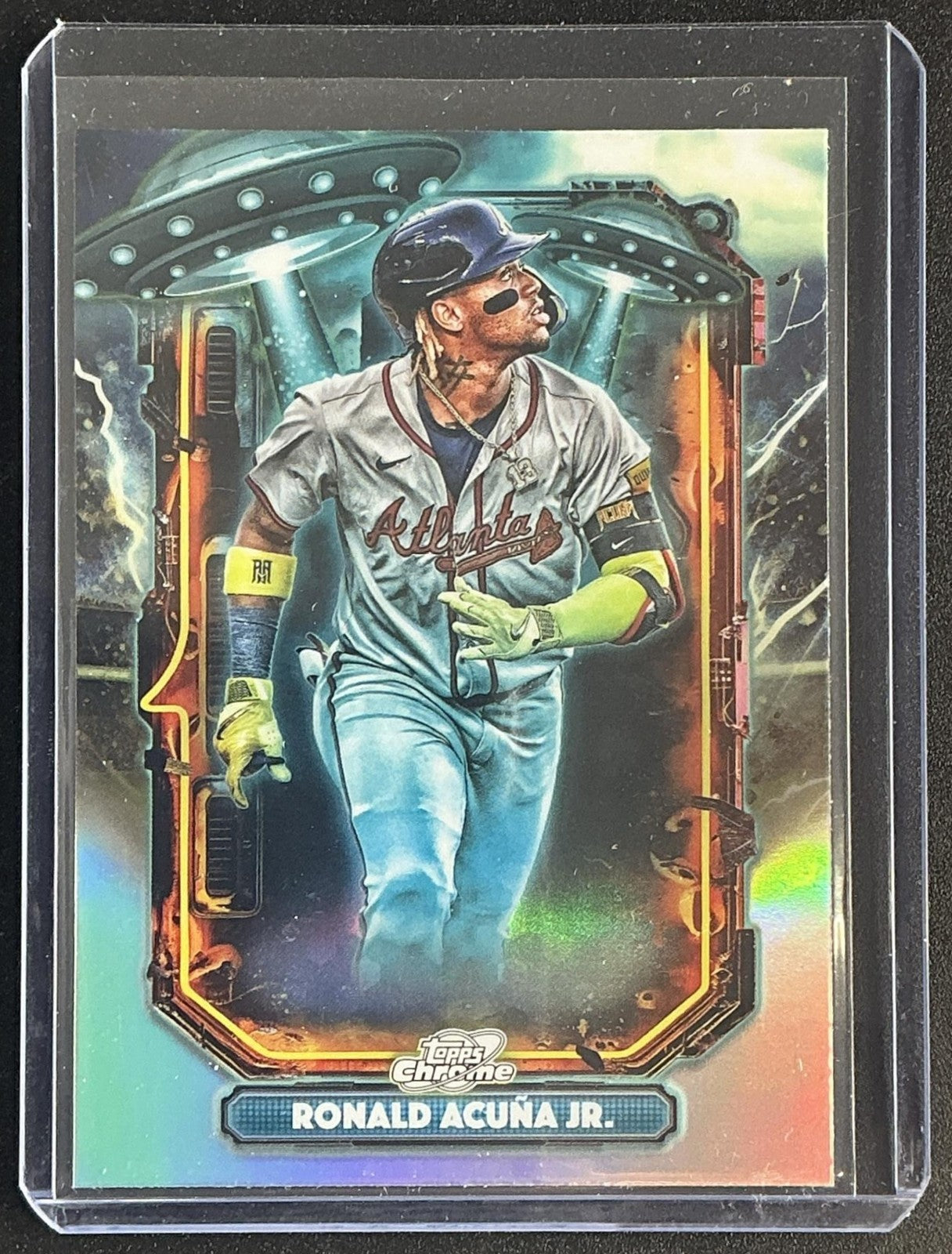 RONALD ACUNA JR. 2025 TOPPS COSMIC CHROME #ET-17 EXTRATERRESTRIAL TALENT BRAVES