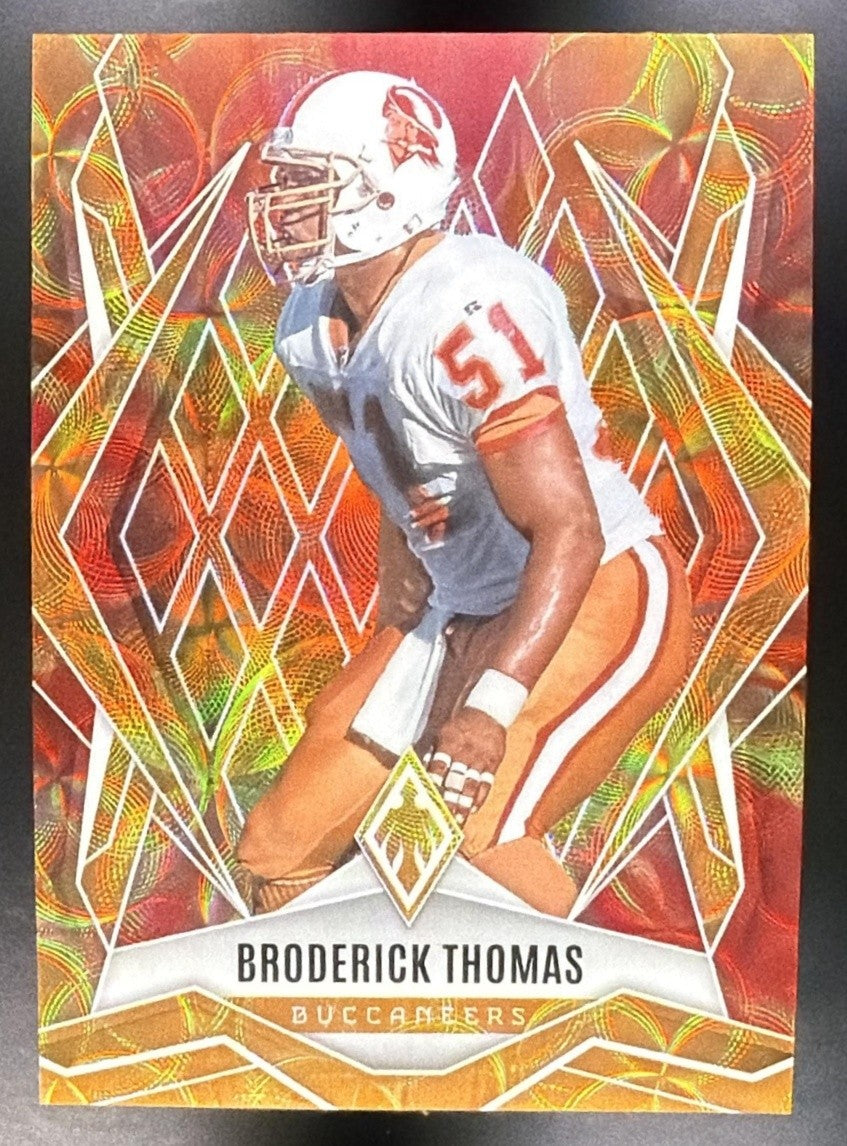 BRODERICK THOMAS 2025 PANINI PHOENIX FACTORY SET #20 FIREBURST /350 BUCCANEERS
