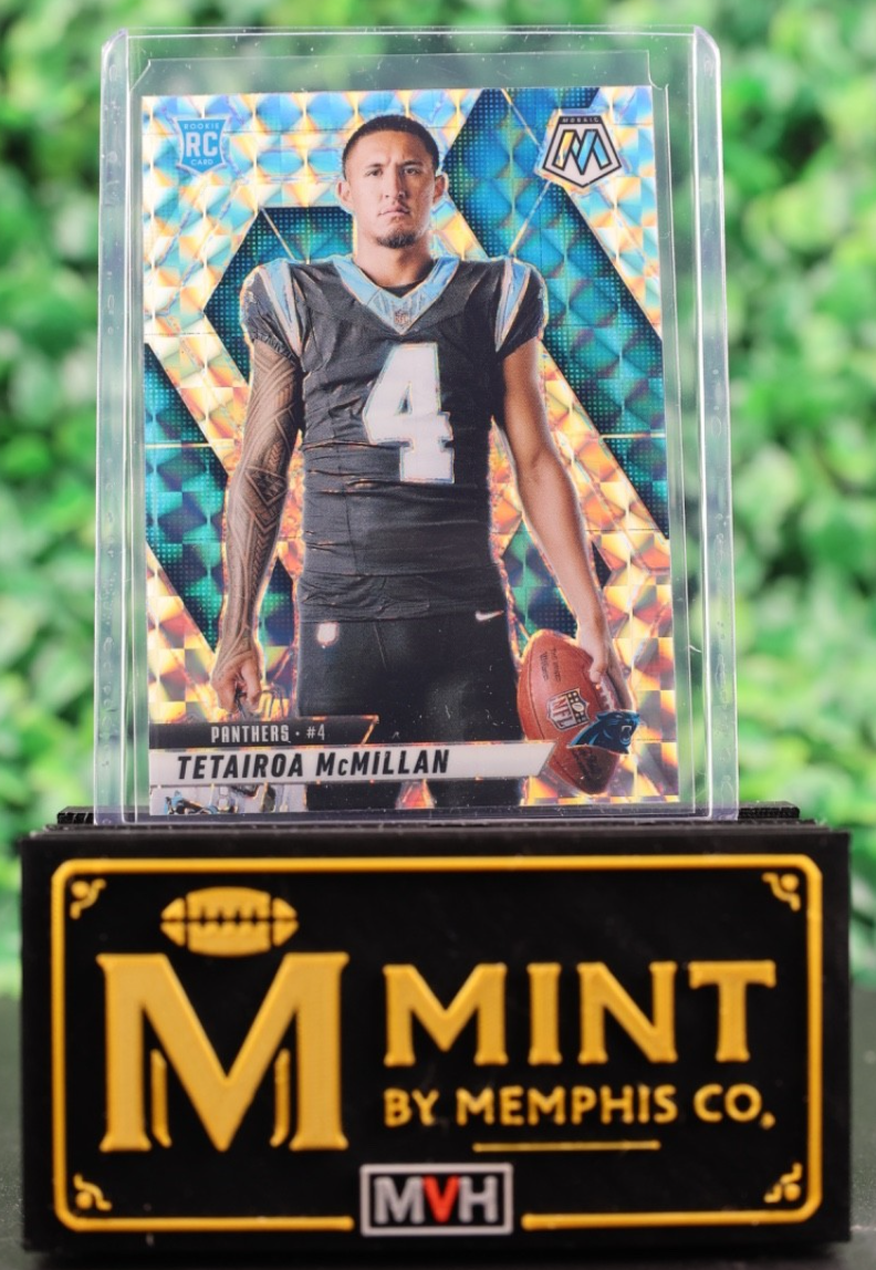 TETAIROA MCMILLAN 2025 MOSAIC VARIATION SILVER #274 RC ROOKIE CAROLINA PANTHERS