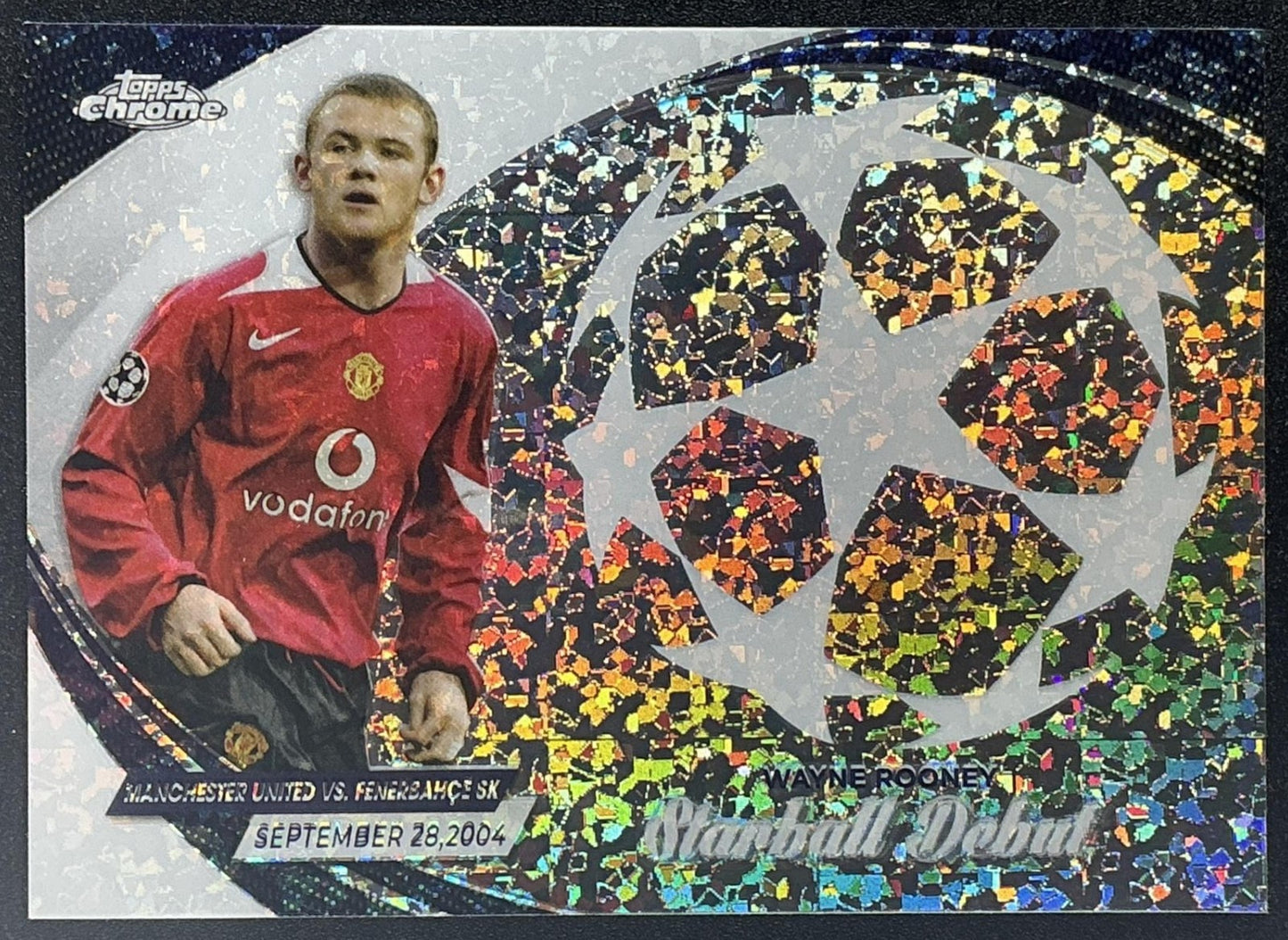 2023 Topps Chrome UEFA Club Competitions Wayne Rooney #SD-6 Starball Debuts