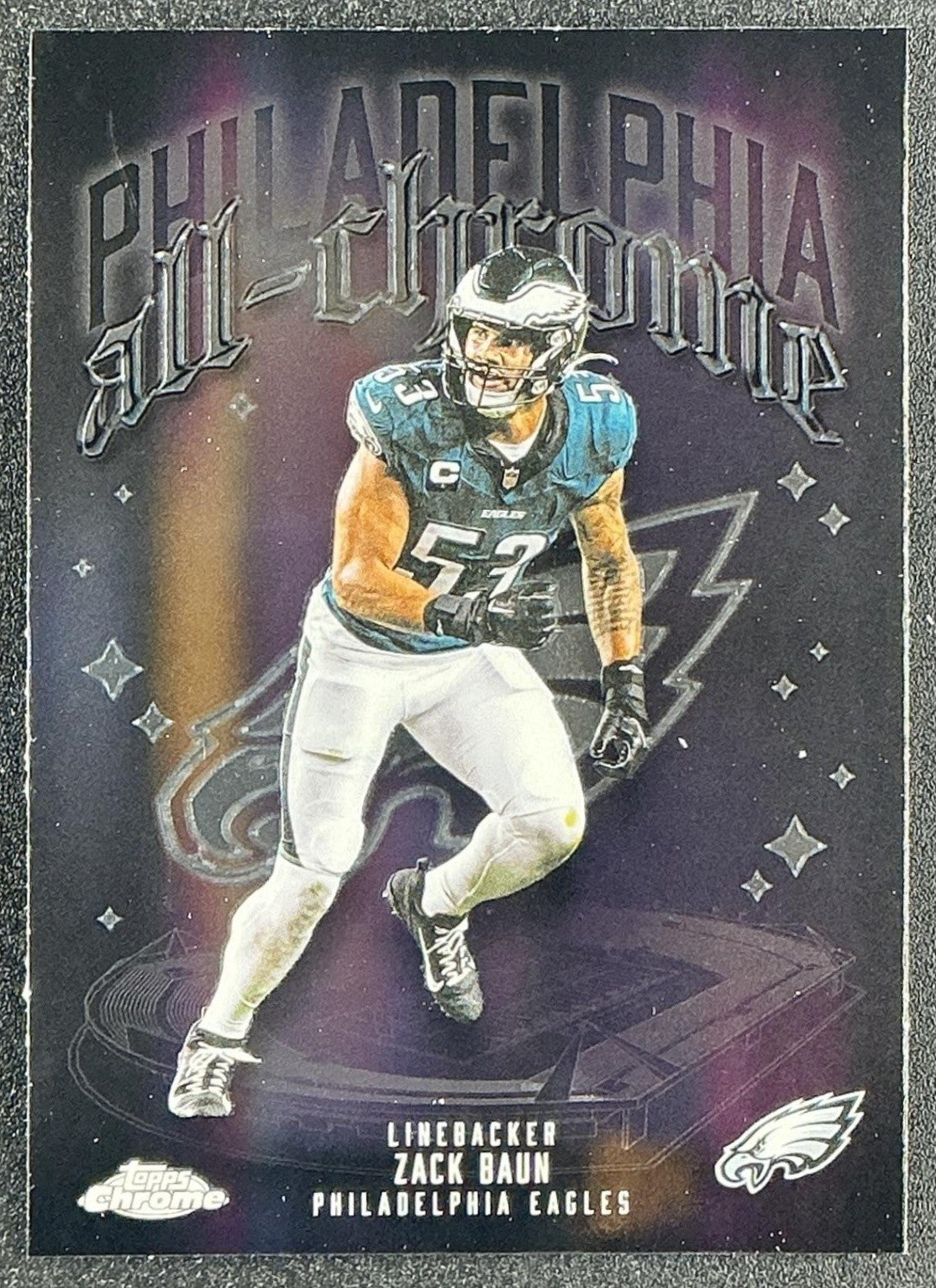 ZACK BAUN 2025 TOPPS CHROME #ACT-22 ALL TEAM EAGLES