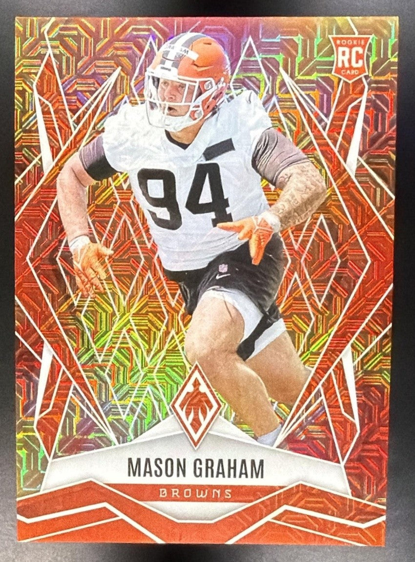 2025 Panini Phoenix Factory Set Mason Graham #162 Rookies Fireburst /350 RC