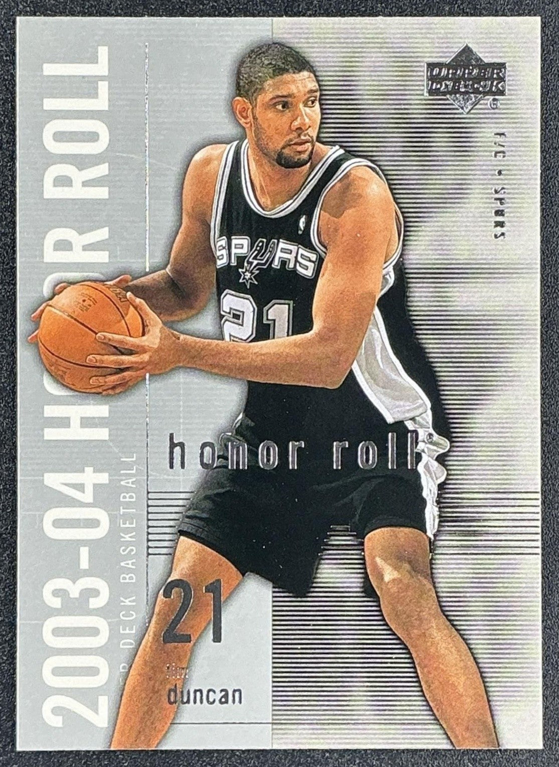 TIM DUNCAN 2003-04 UPPER DECK HONOR ROLL #77 SPURS