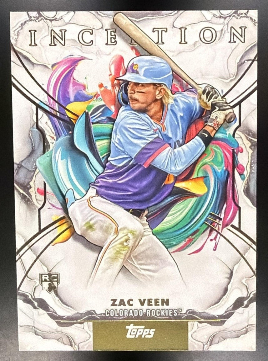 ZAC VEEN 2025 TOPPS INCEPTION #33 RC ROCKIES