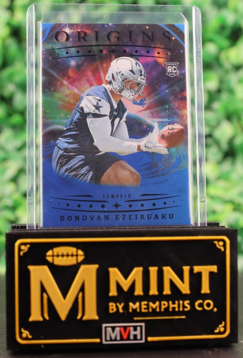DONOVAN EZEIRUAKU 2025 PANINI ORIGINS #150 BLUE /199 RC COLOR MATCH COWBOYS