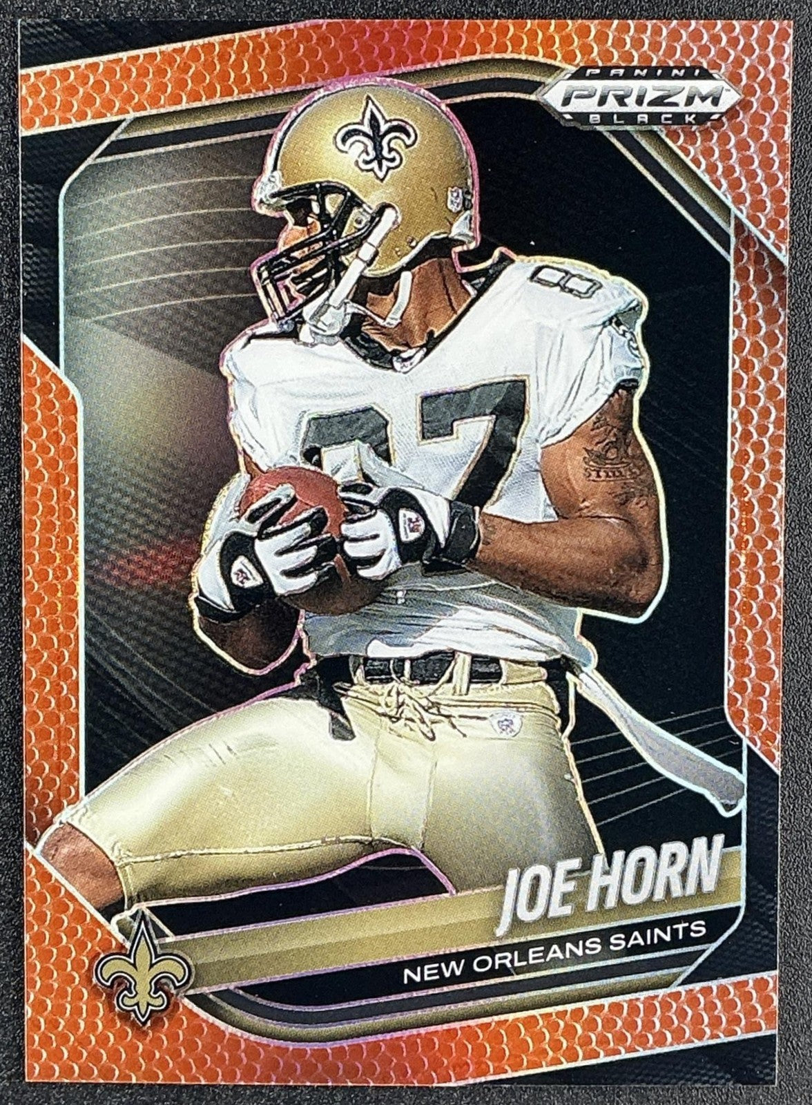 JOE HORN 2025 PANINI PRIZM BLACK #99 FOOTBALL 97/225 SAINTS