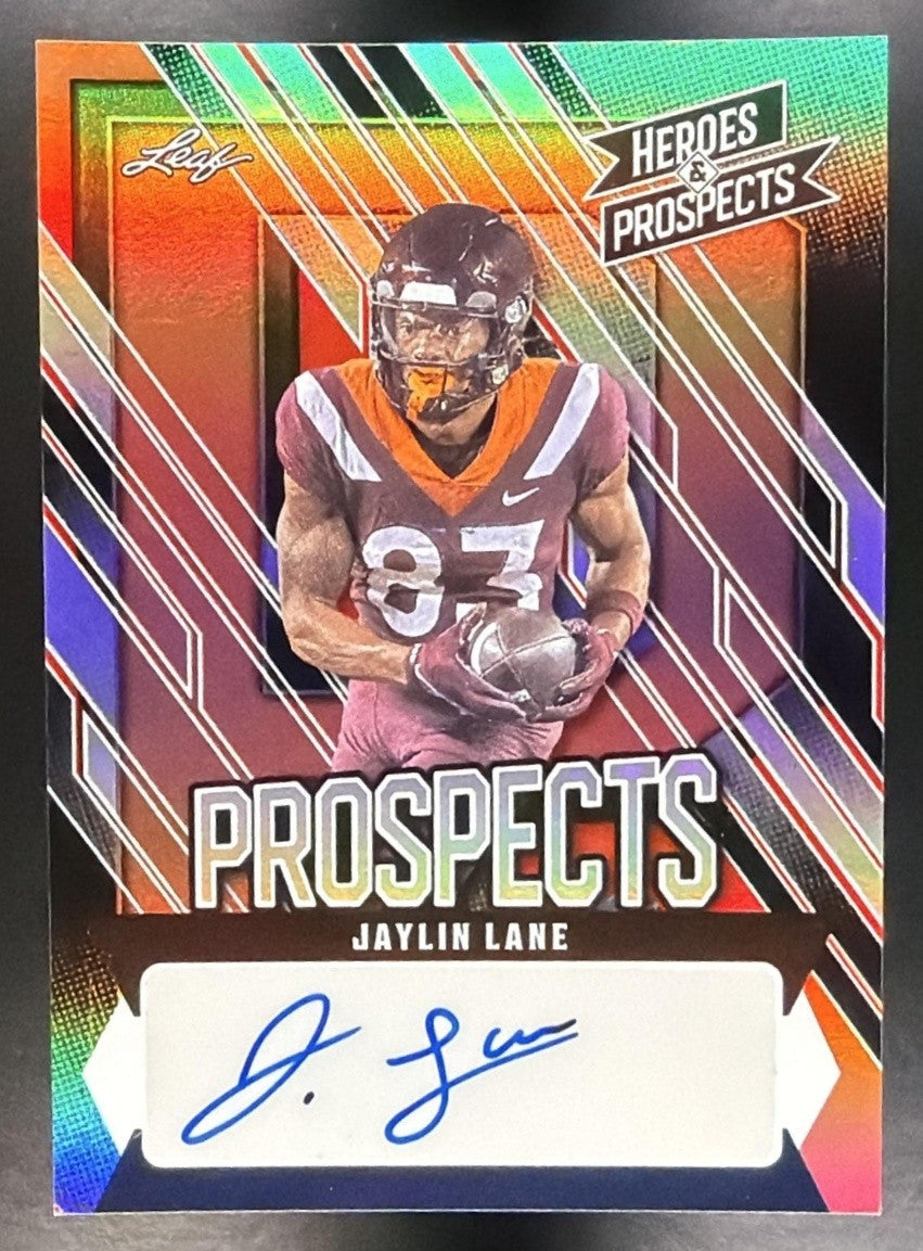 JAYLIN LANE 2024 LEAF HEROES & PROSPECTS #AP-JL2 AUTO