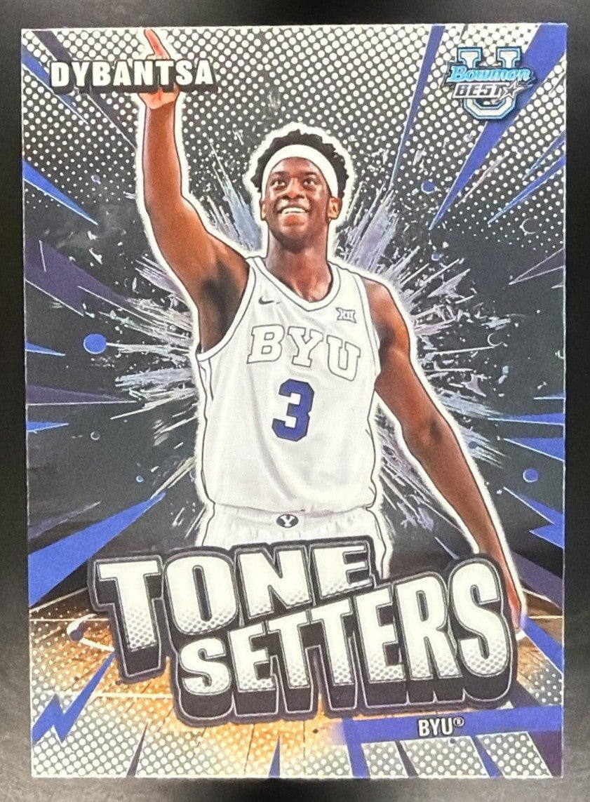 AJ DYBANTSA 2025-26 BOWMAN BEST UNIVERSITY #TS-1 TONE SETTERS COUGARS