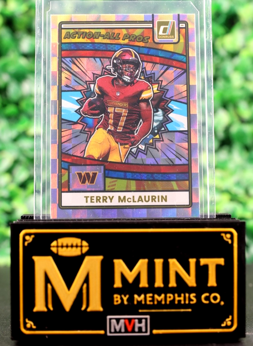 TERRY MCLAURIN 2025 DONRUSS ACTION ALL PROS WASHINGTON COMMANDERS #AAP-TMC