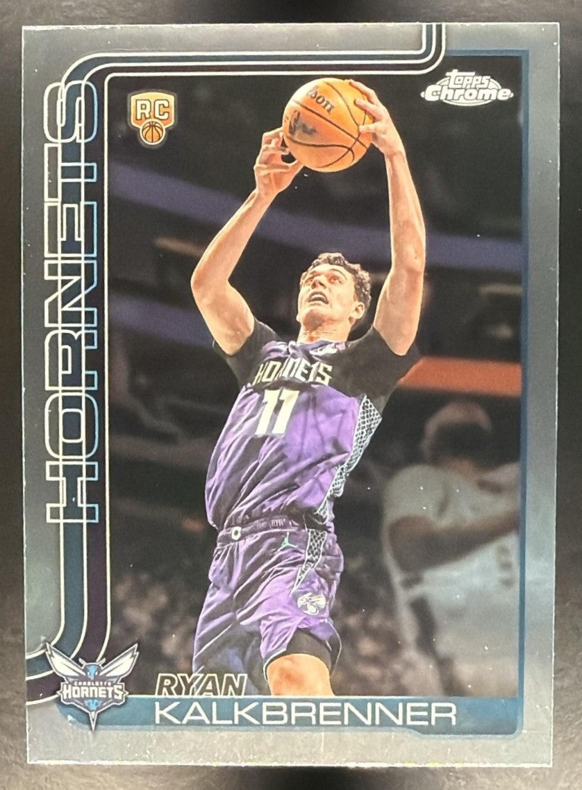 RYAN KALKBRENNER 2025-26 TOPPS CHROME UPDATE #184 RC HORNETS