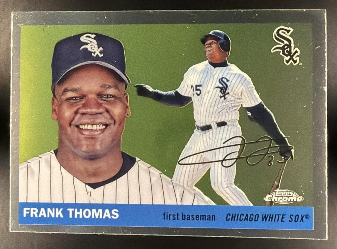 FRANK THOMAS 2025 TOPPS CHROME PLATINUM ANNIVERSARY #449 WHITE SOX