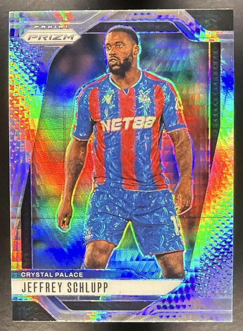 JEFFREY SCHLUPP 2024-25 PANINI PRIZM PREMIER LEAGUE #161 HYPER CRYSTAL PALACE