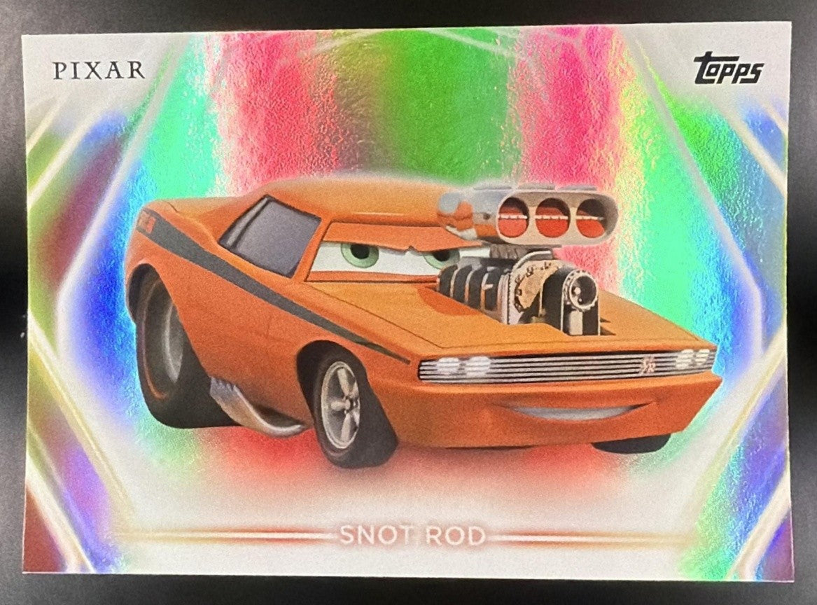SNOT ROD 2026 TOPPS DISNEY NEON #97 RAINBOW FOIL CARS