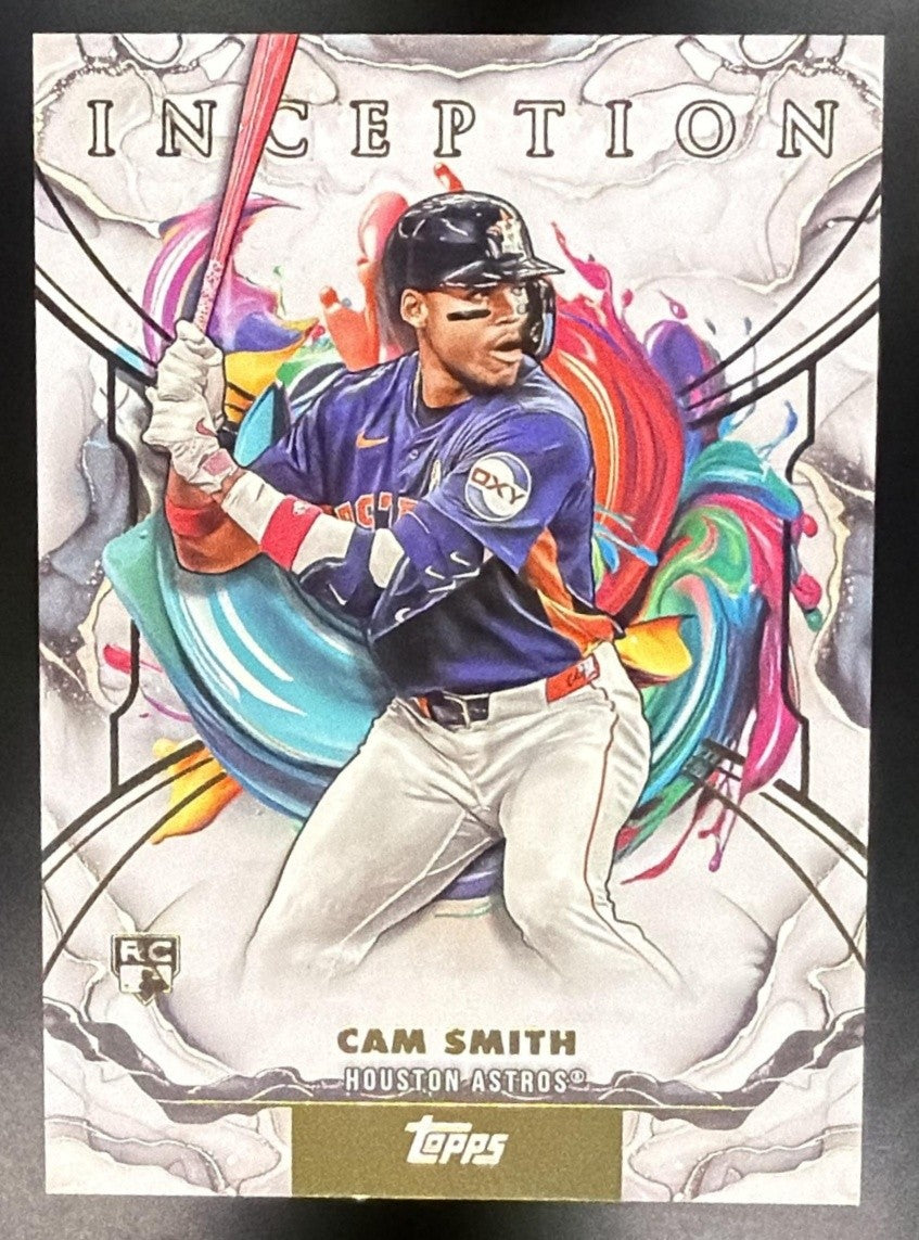 CAM SMITH 2025 TOPPS INCEPTION #54 RC ASTROS