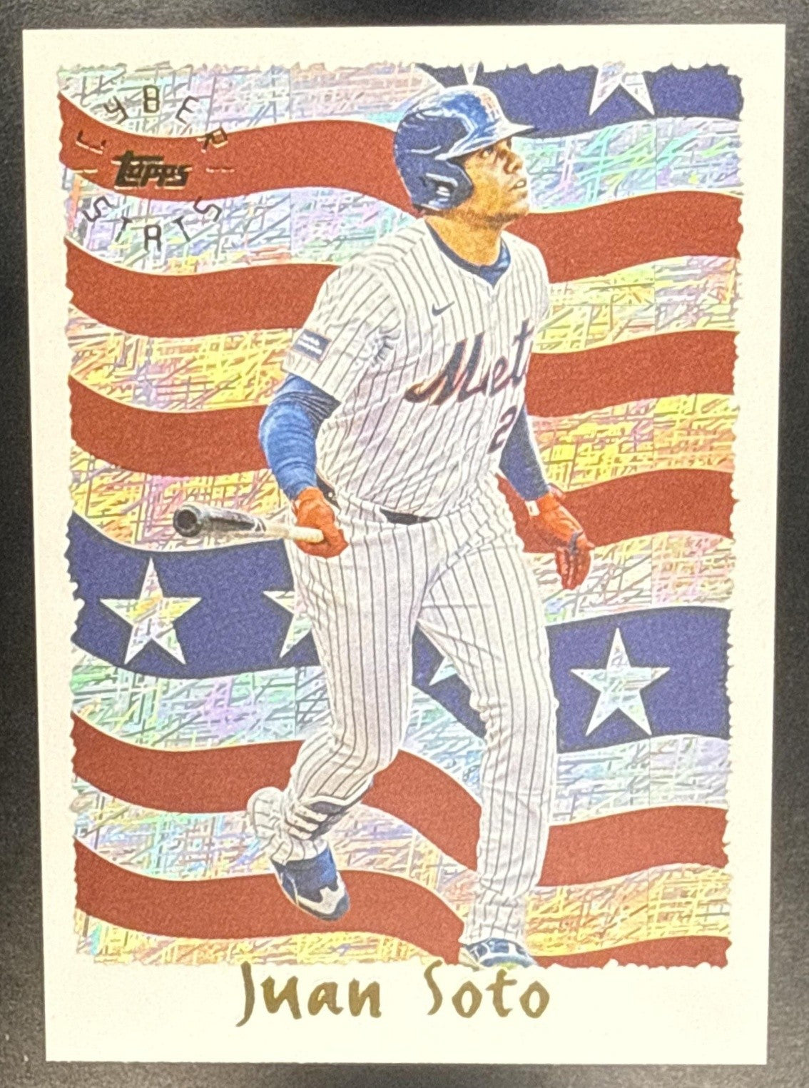 JUAN SOTO 2025 TOPPS ARCHIVES #95C-10 1995 CYBERSTATS METS