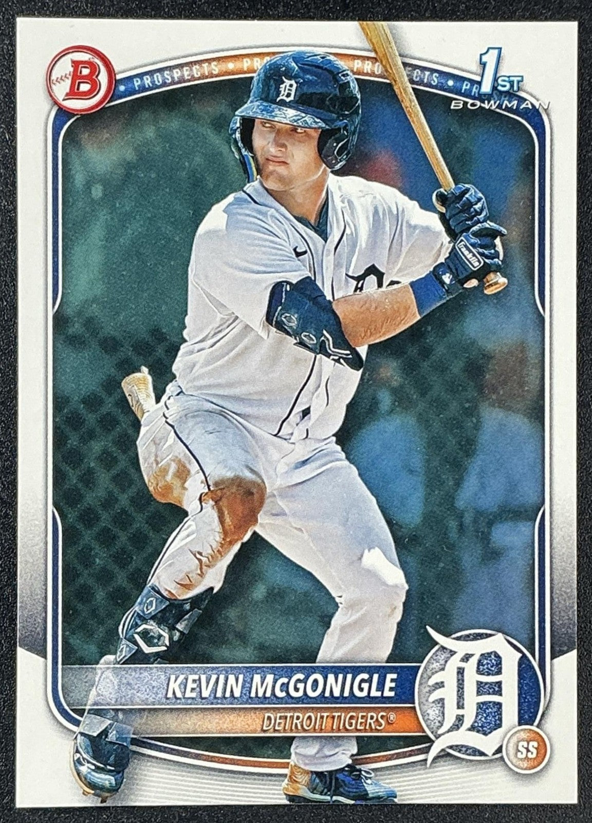 KEVIN MCGONIGLE 2025 BOWMAN #BP-79 1ST PROSPECT TIGERS