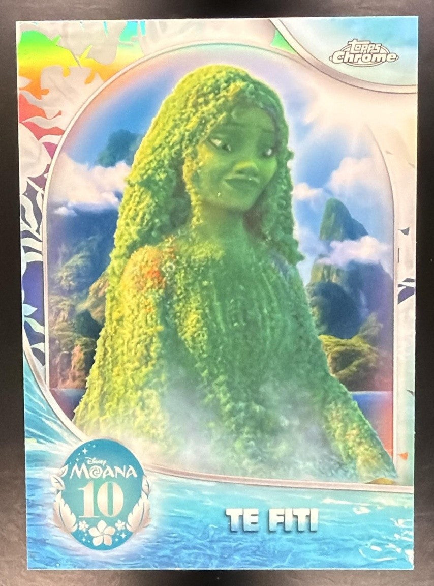 TE FITI 2026 TOPPS CHROME DISNEY #MN-10 MOANA 10TH ANNIVERSARY