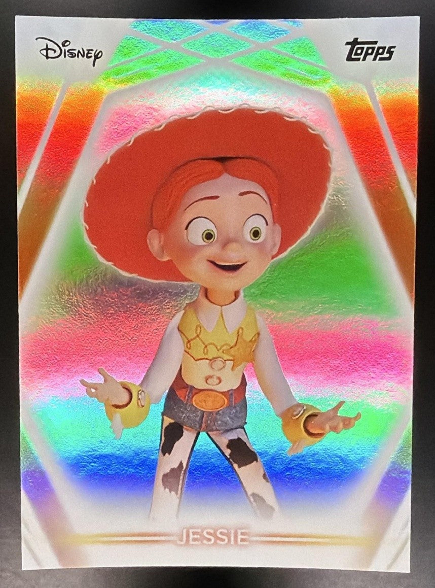 JESSIE 2026 TOPPS DISNEY NEON #33 RAINBOW FOIL TOY STORY