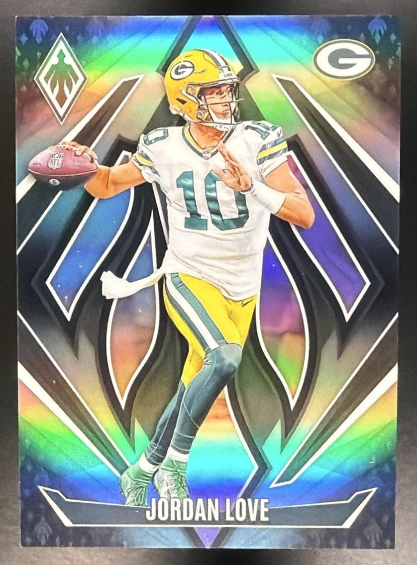 JORDAN LOVE 2024 PANINI PHOENIX #85 TEAL FADE 54/72 PACKERS