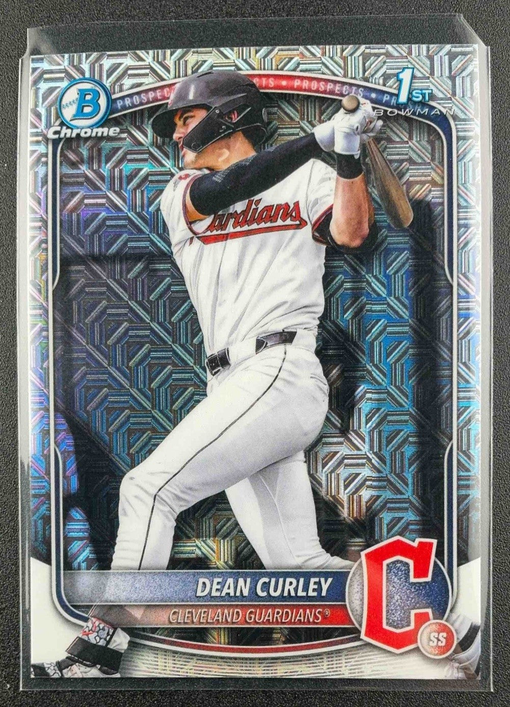 2025 Bowman Draft Dean Curley #BDC-129 Chrome Mojo Refractor 1st Prospect
