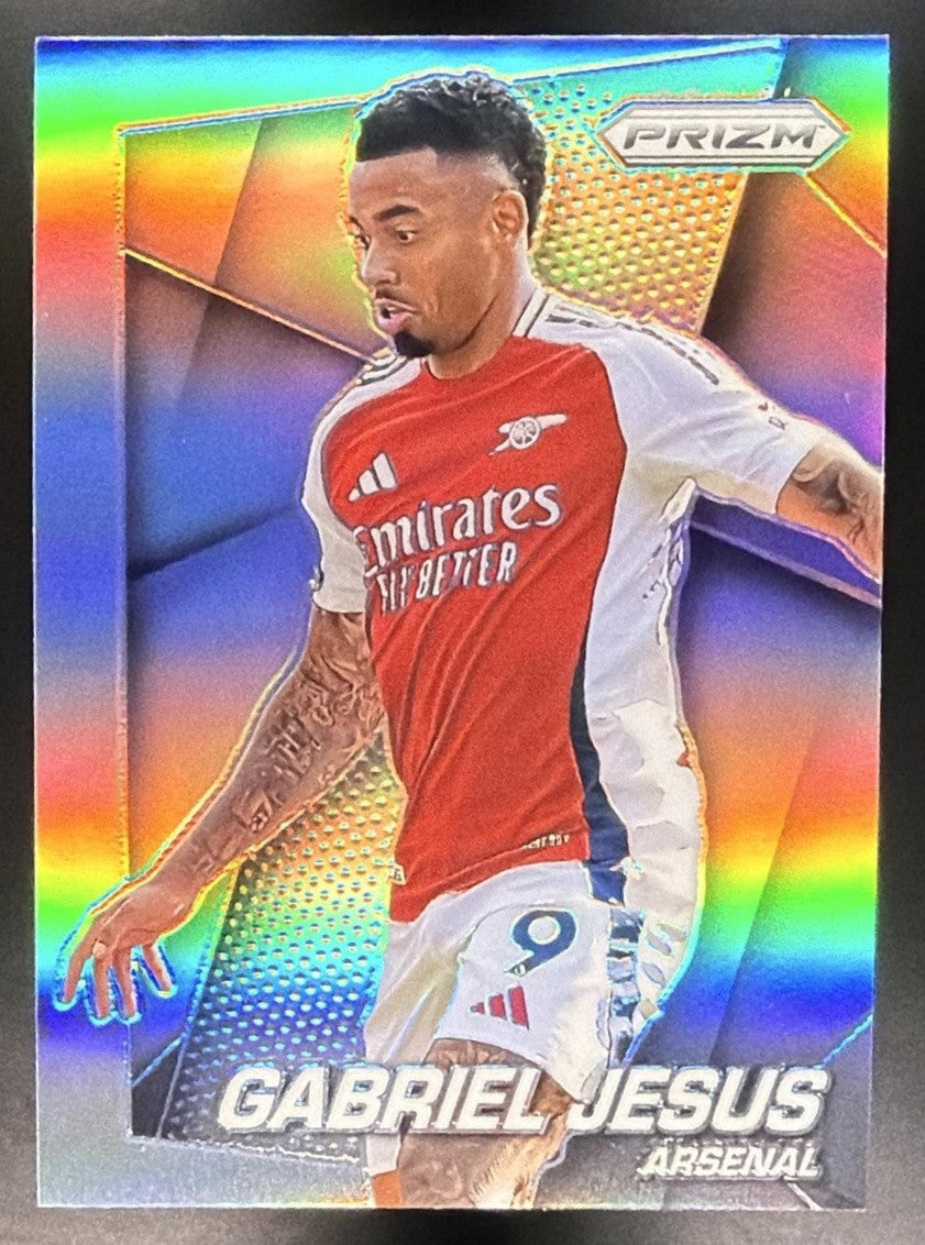 2024 Panini Prizm Premier League Gabriel Jesus #2 Flashback 2014 Silver
