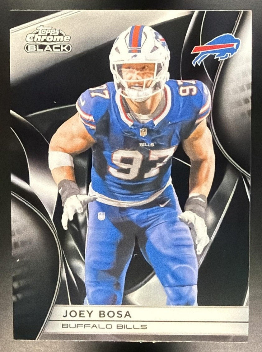 JOEY BOSA 2025 TOPPS CHROME BLACK #15 BILLS