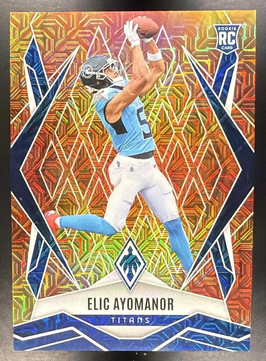 2025 Panini Phoenix Factory Set Elic Ayomanor #167 Rookies Fireburst /350 RC