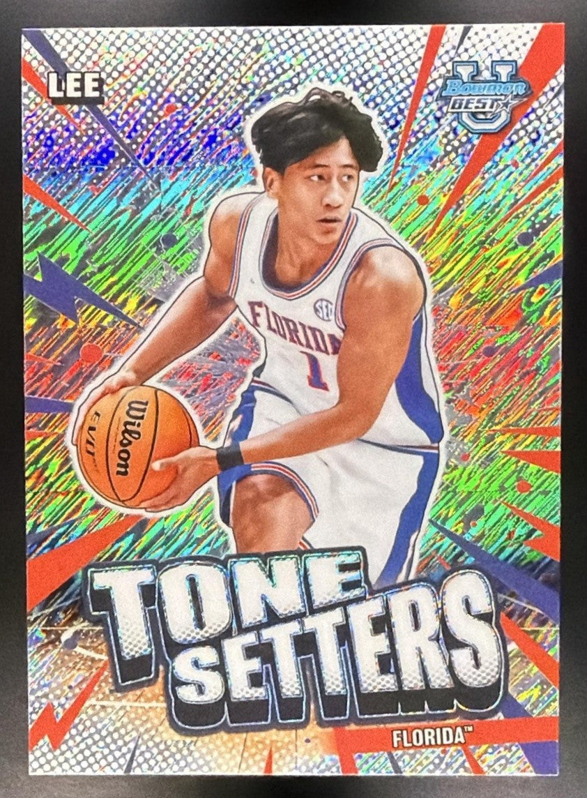 2025 Bowman Best University Xaivian Lee #TS-39 Tone Setters Shimmer Refractor