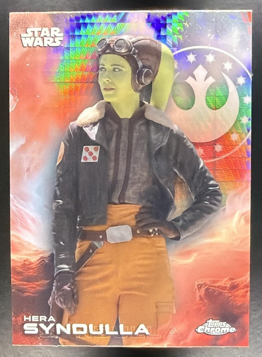 HERA SYNDULLA 2025 TOPPS CHROME STAR WARS #59 PRISM REFRACTOR