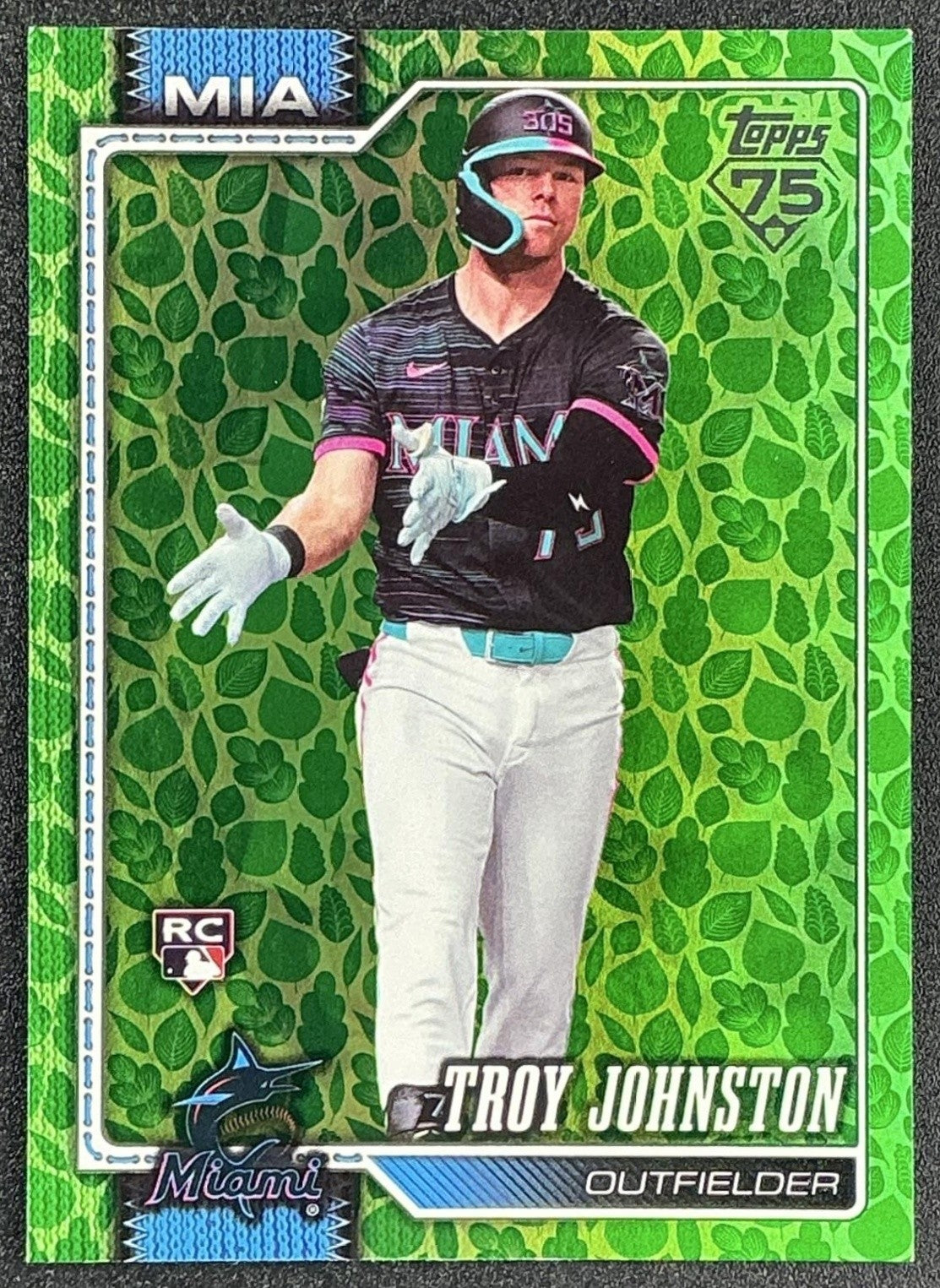 TROY JOHNSTON 2026 TOPPS #317 HOLIDAY MARLINS