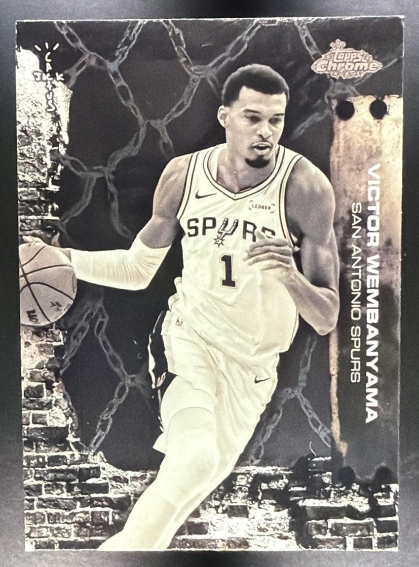 VICTOR WEMBANYAMA 2025-26 TOPPS CHROME X CACTUS JACK #59 SPURS