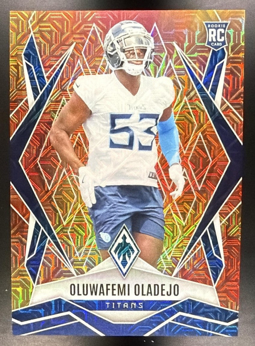 2025 Panini Phoenix Factory Set Oluwafemi Oladejo #226 Rookies Fireburst /350 RC