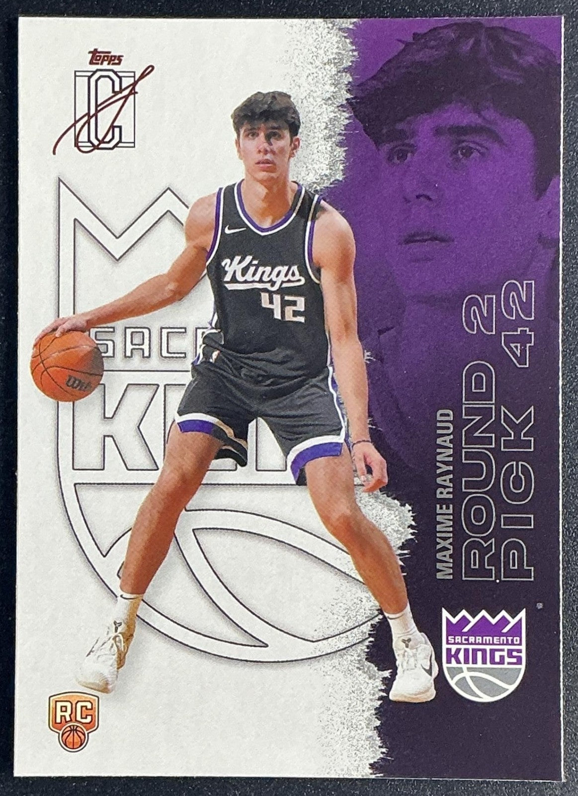 MAXIME RAYNAUD 2025-26 TOPPS SIGNATURE CLASS #135 ROOKIE RC KINGS