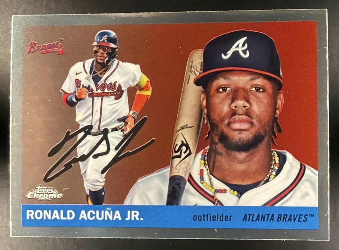 RONALD ACUNA JR. 2025 TOPPS CHROME PLATINUM ANNIVERSARY #5 BRAVES