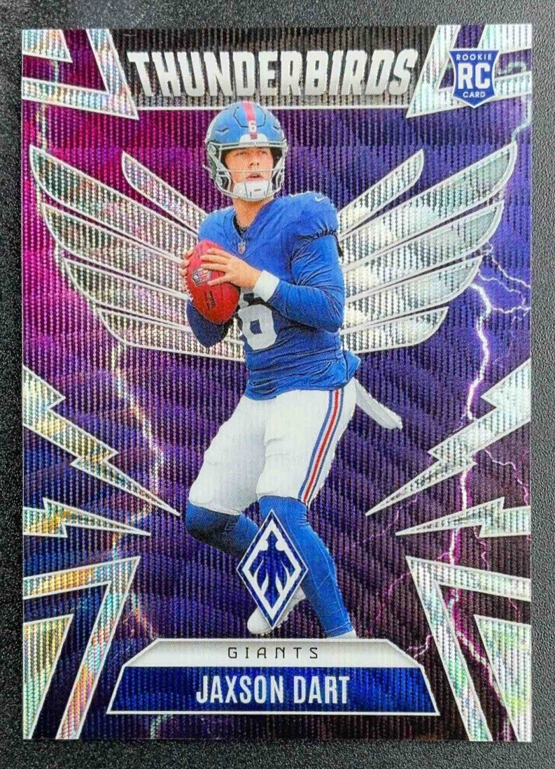 JAXSON DART 2025 PANINI PHOENIX #38 THUNDERBIRDS WAVE PRIZM 283/299 RC GIANTS