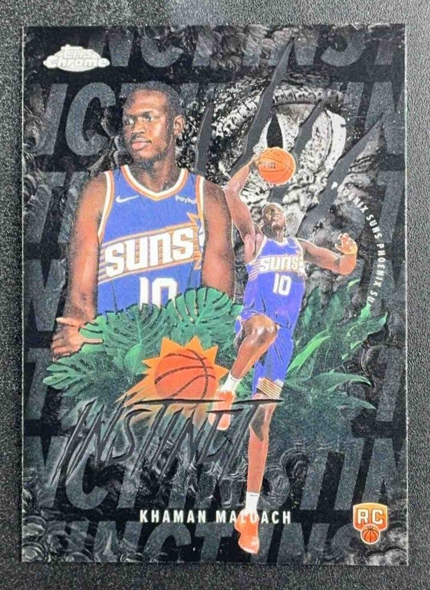 KHAMAN MALUACH 2025-26 TOPPS CHROME #INS-19 INSTINCT RC SUNS