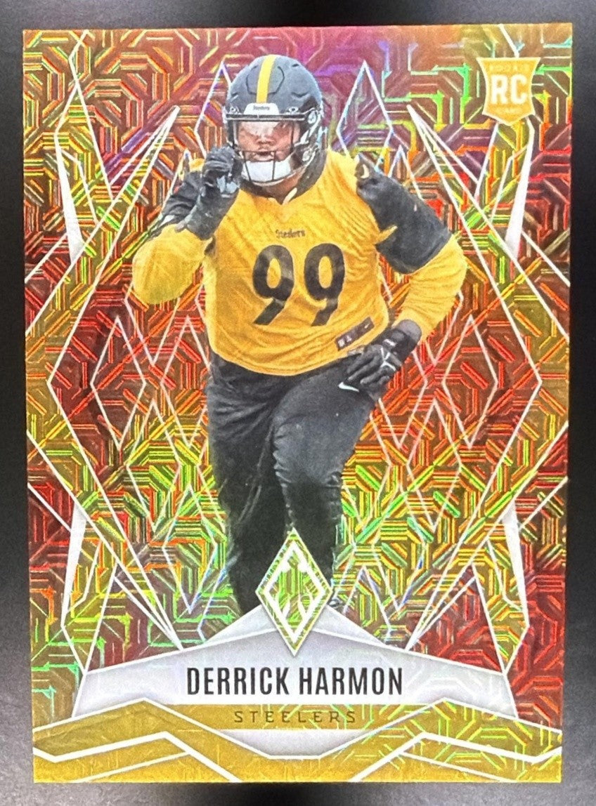 2025 Panini Phoenix Factory Set Derrick Harmon #241 Rookies Fireburst /350 RC